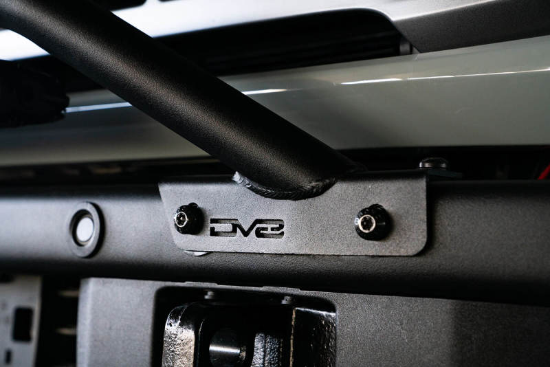 DV8 Offroad 2021-2022 Ford Bronco (Not For Factory Plastic Bumper) Factory Bumper Bull Bar - Black - Black Ops Auto Works