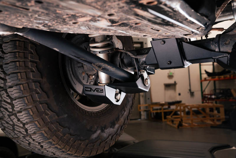 DV8 Offroad 2021-2022 Ford Bronco Rear Shock Guard Skid Plates - Black Ops Auto Works