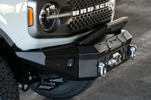 Load image into Gallery viewer, DV8 Offroad 2021+ Ford Bronco Front Bumper Winch Capable w/ Optional Bull Bar/Aux Light Opening - Black Ops Auto Works
