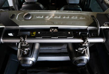 Load image into Gallery viewer, DV8 Offroad 21-22 Ford Bronco 4dr Rear Speaker &amp; Light Mount Bar - Black Ops Auto Works