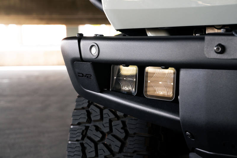 DV8 Offroad 21-22 Ford Bronco Factory Bumper Pocket Light Mount (Pair) 3in LED Pod Lights - Black Ops Auto Works