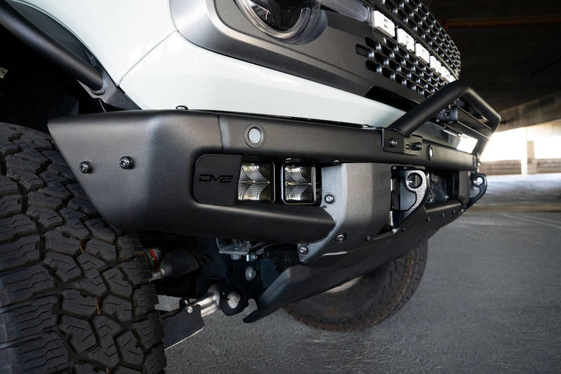 DV8 Offroad 21-22 Ford Bronco Factory Bumper Pocket Light Mount (Pair) 3in LED Pod Lights - Black Ops Auto Works