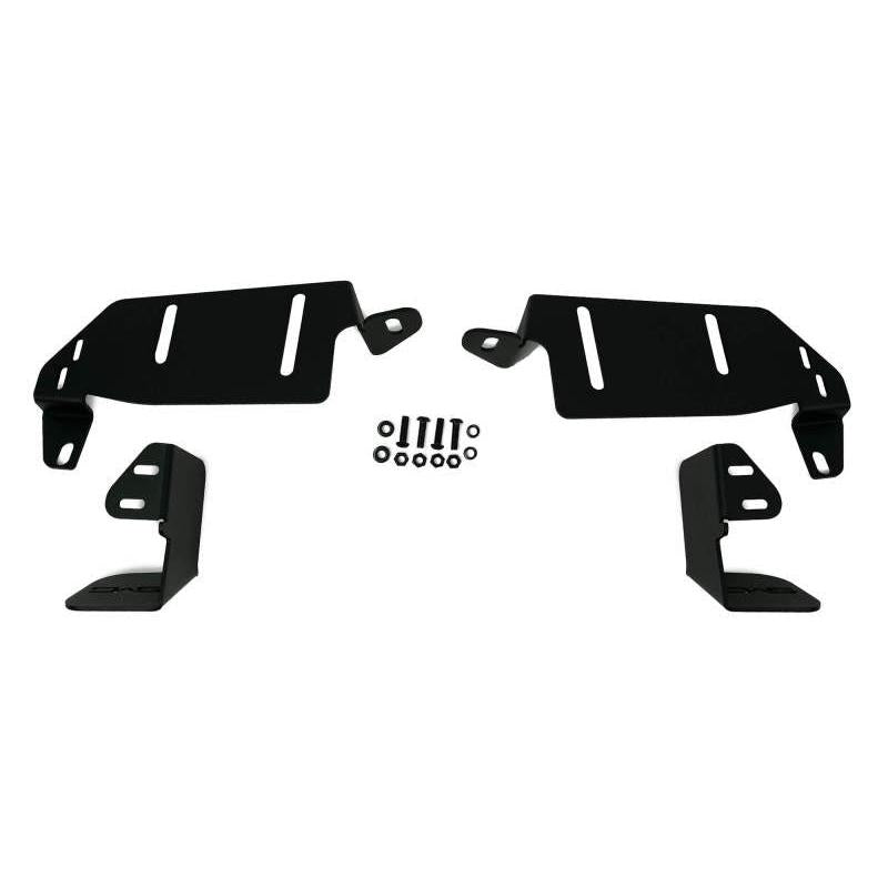 DV8 Offroad 21-22 Ford Bronco Factory Bumper Pocket Light Mount (Pair) 3in LED Pod Lights - Black Ops Auto Works