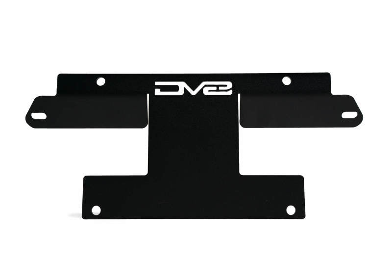 DV8 Offroad 21-22 Ford Bronco Factory Front Bumper Licence Relocation Bracket - Front - Black Ops Auto Works