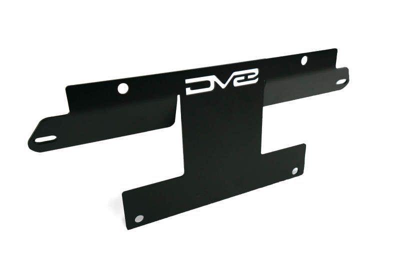 DV8 Offroad 21-22 Ford Bronco Factory Front Bumper Licence Relocation Bracket - Front - Black Ops Auto Works