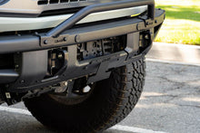 Load image into Gallery viewer, DV8 Offroad 21-22 Ford Bronco Factory Front Bumper Licence Relocation Bracket - Front - Black Ops Auto Works