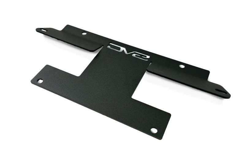 DV8 Offroad 21-22 Ford Bronco Factory Front Bumper Licence Relocation Bracket - Front - Black Ops Auto Works