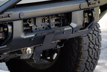 Load image into Gallery viewer, DV8 Offroad 21-22 Ford Bronco Factory Front Bumper Licence Relocation Bracket - Front - Black Ops Auto Works
