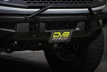 Load image into Gallery viewer, DV8 Offroad 21-22 Ford Bronco Factory Front Bumper Licence Relocation Bracket - Front - Black Ops Auto Works