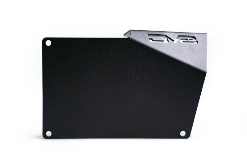 DV8 Offroad 21-22 Ford Bronco Factory Front Bumper License Relocation Bracket - Side - Black Ops Auto Works