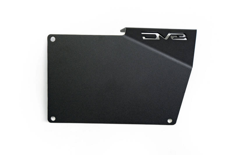 DV8 Offroad 21-22 Ford Bronco Factory Front Bumper License Relocation Bracket - Side - Black Ops Auto Works