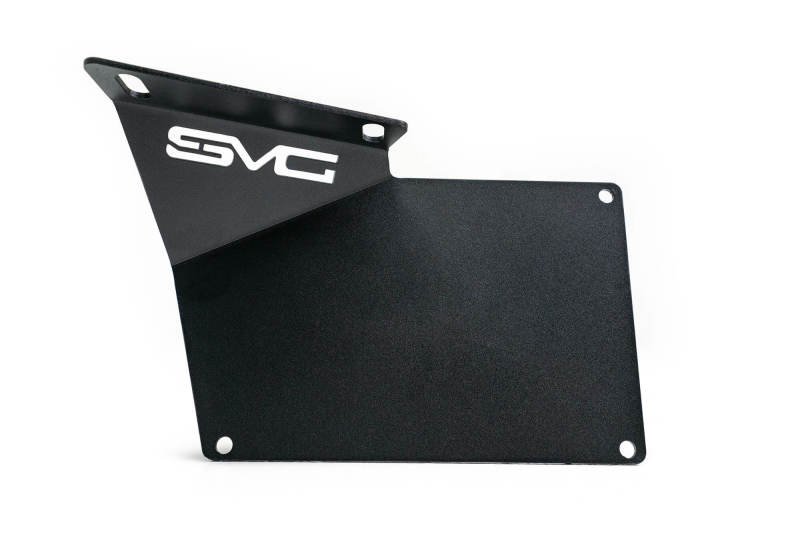 DV8 Offroad 21-22 Ford Bronco Factory Front Bumper License Relocation Bracket - Side - Black Ops Auto Works