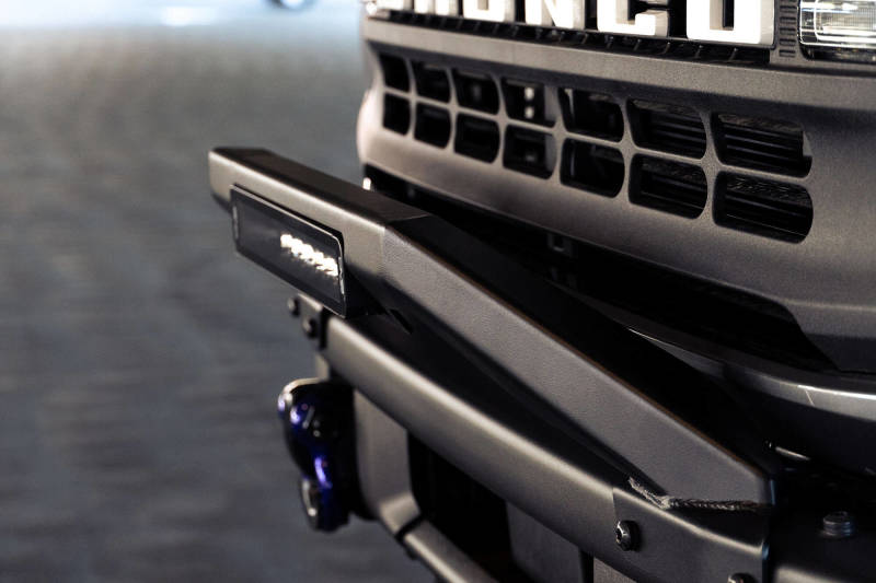 DV8 Offroad 21-22 Ford Bronco Factory Modular Front Bumper Bull Bar - Black Ops Auto Works