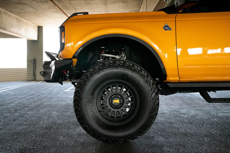 DV8 Offroad 21-22 Ford Bronco Fender Flare Deletes Set of 4 Front & Rear - Black Ops Auto Works