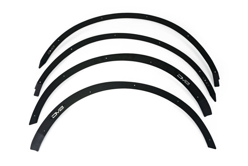 DV8 Offroad 21-22 Ford Bronco Fender Flare Deletes Set of 4 Front & Rear - Black Ops Auto Works
