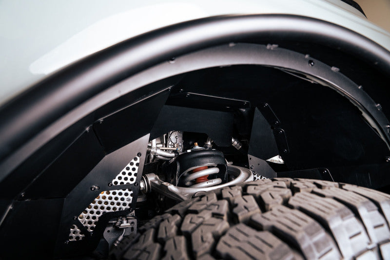 DV8 Offroad 21-22 Ford Bronco Front Inner Fender Liners - Black Ops Auto Works