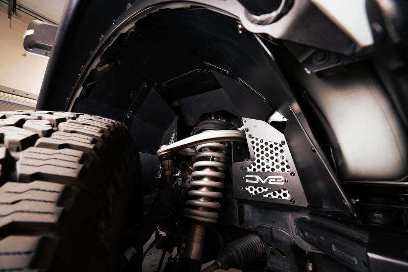 DV8 Offroad 21-22 Ford Bronco Front Inner Fender Liners - Black Ops Auto Works