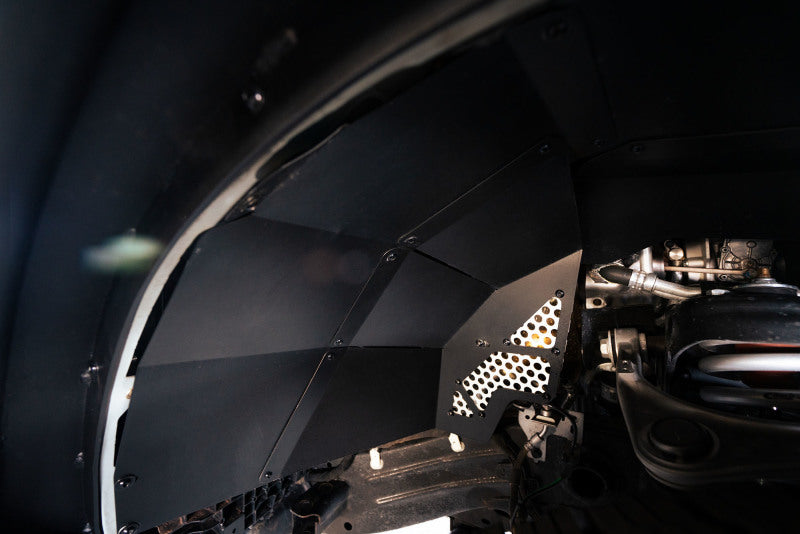 DV8 Offroad 21-22 Ford Bronco Front Inner Fender Liners - Black Ops Auto Works