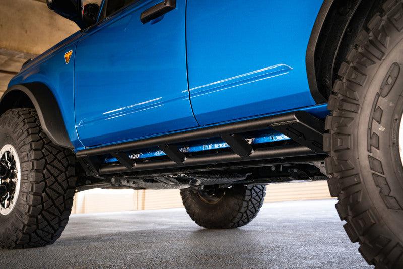 DV8 Offroad 21-22 Ford Bronco FS-15 Series Rock Sliders - Black Ops Auto Works