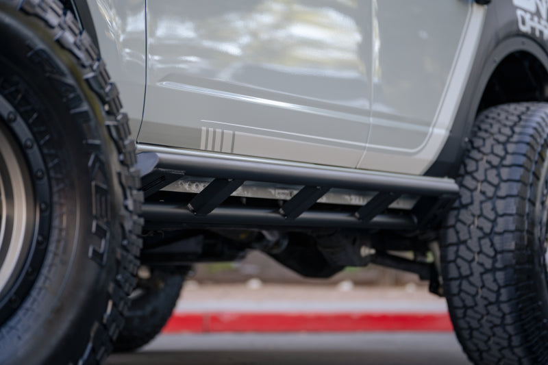 DV8 Offroad 21-22 Ford Bronco FS-15 Series Rock Sliders - Black Ops Auto Works