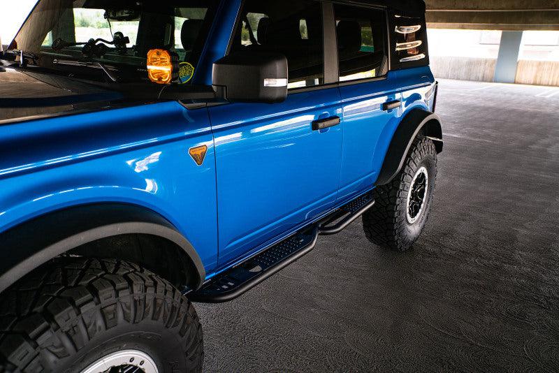 DV8 Offroad 21-22 Ford Bronco OE Plus Series Side Steps - Black Ops Auto Works