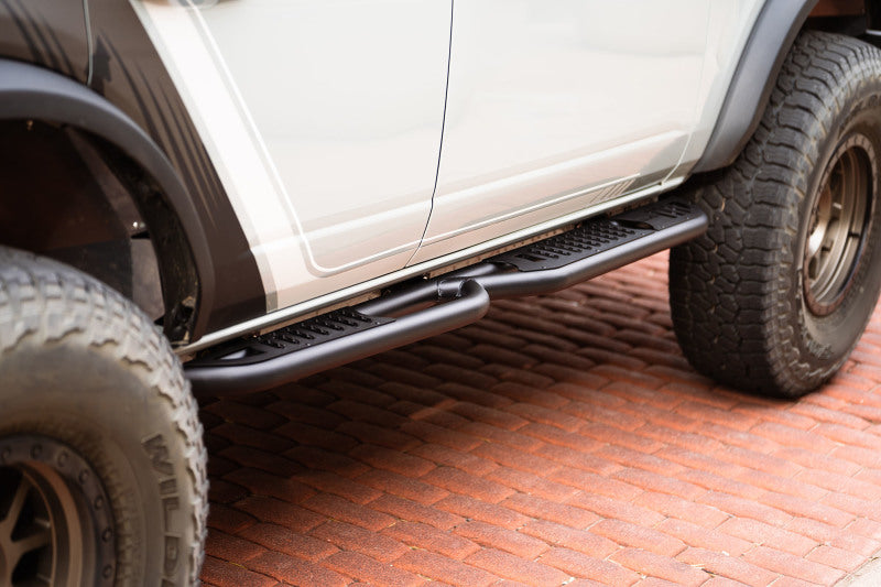 DV8 Offroad 21-22 Ford Bronco OE Plus Series Side Steps - Black Ops Auto Works