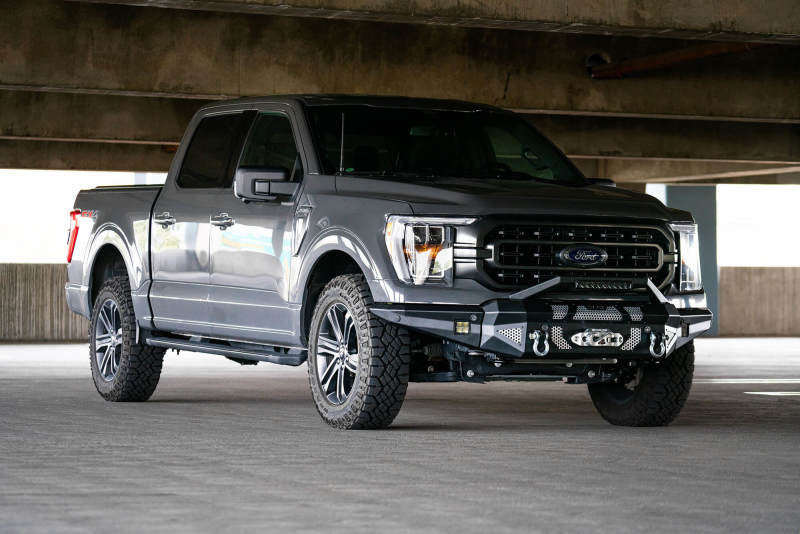 DV8 Offroad 21-22 Ford F-150 MTO Series Winch Front Bumper - Black Ops Auto Works