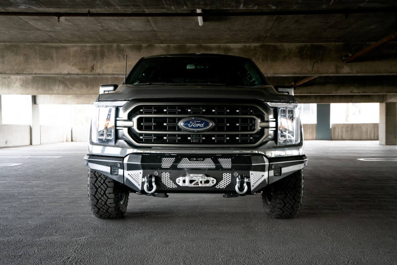 DV8 Offroad 21-22 Ford F-150 MTO Series Winch Front Bumper - Black Ops Auto Works
