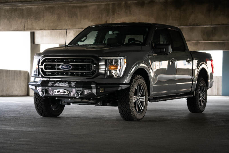 DV8 Offroad 21-22 Ford F-150 MTO Series Winch Front Bumper - Black Ops Auto Works