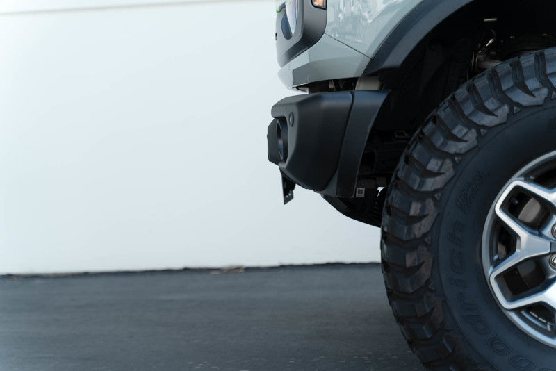 DV8 Offroad 21-23 Ford Bronco Capable Bumper Front License Plate Mount-License Plate Relocation-DV8 Offroad-810087812775-