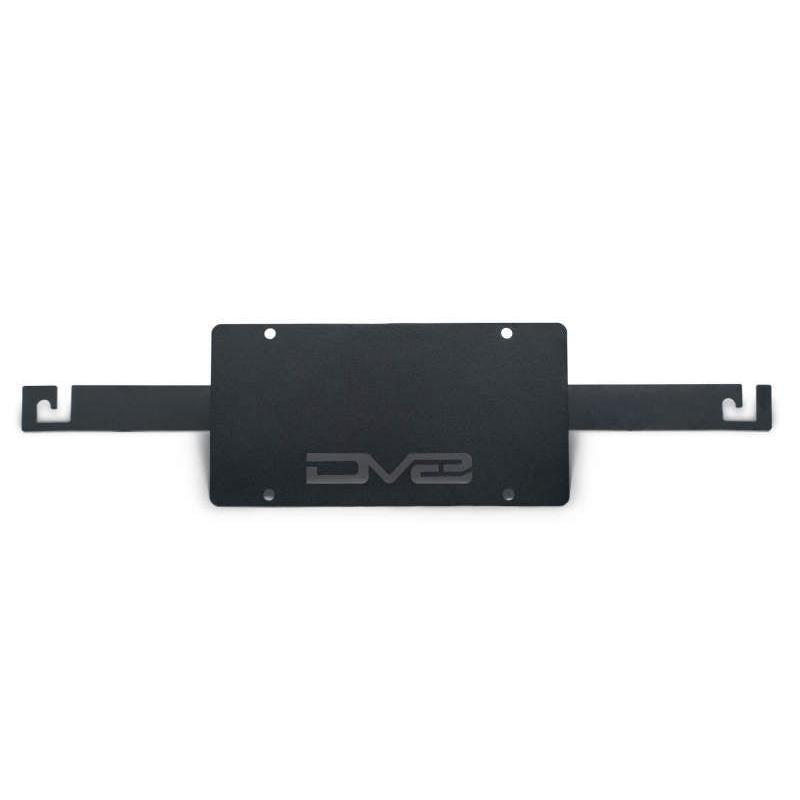 DV8 Offroad 21-23 Ford Bronco Capable Bumper Front License Plate Mount-License Plate Relocation-DV8 Offroad-810087812775-
