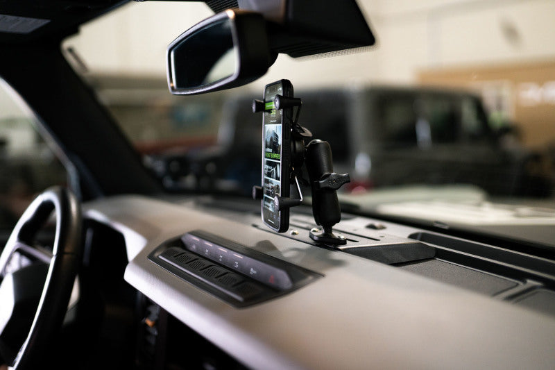 DV8 Offroad 21-23 Ford Bronco Digital Device Dash Mount - Black Ops Auto Works
