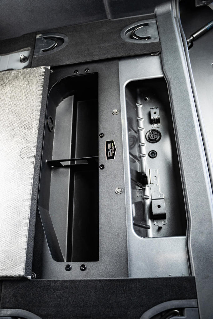 DV8 Offroad 21-23 Ford Bronco (Exc. Bronco Raptor) Air Compressor Mount & Storage Box-Air Compressors-DV8 Offroad-810087812607-