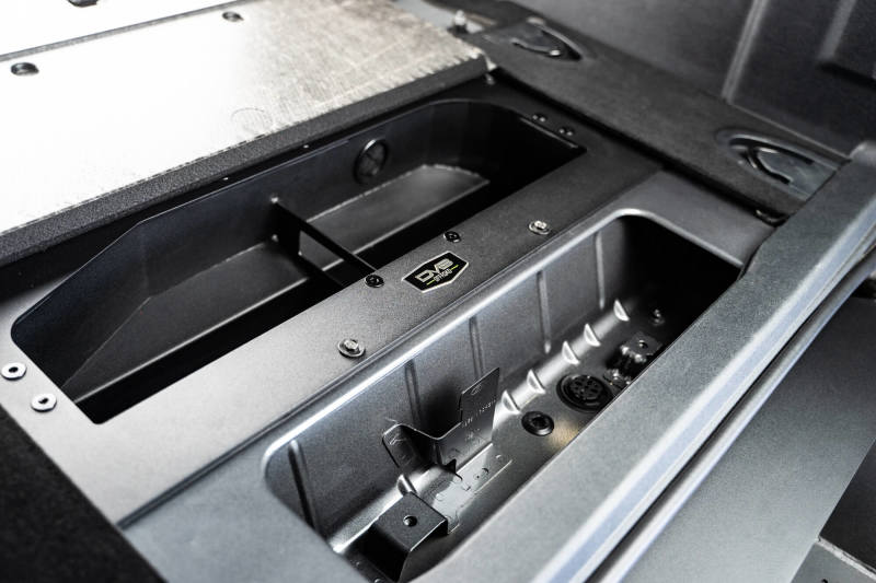 DV8 Offroad 21-23 Ford Bronco (Exc. Bronco Raptor) Air Compressor Mount & Storage Box-Air Compressors-DV8 Offroad-810087812607-