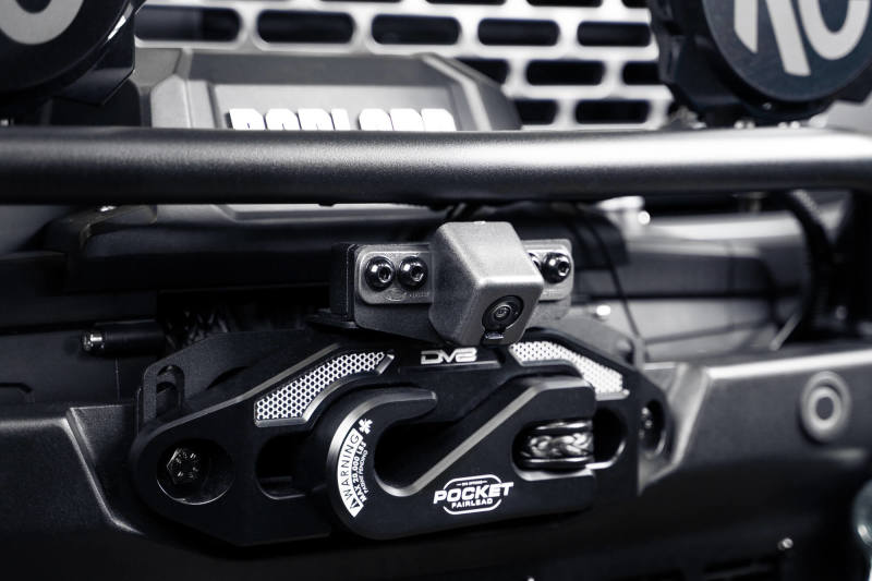 DV8 Offroad 21-23 Ford Bronco Front Camera Relocation Bracket - Black Ops Auto Works