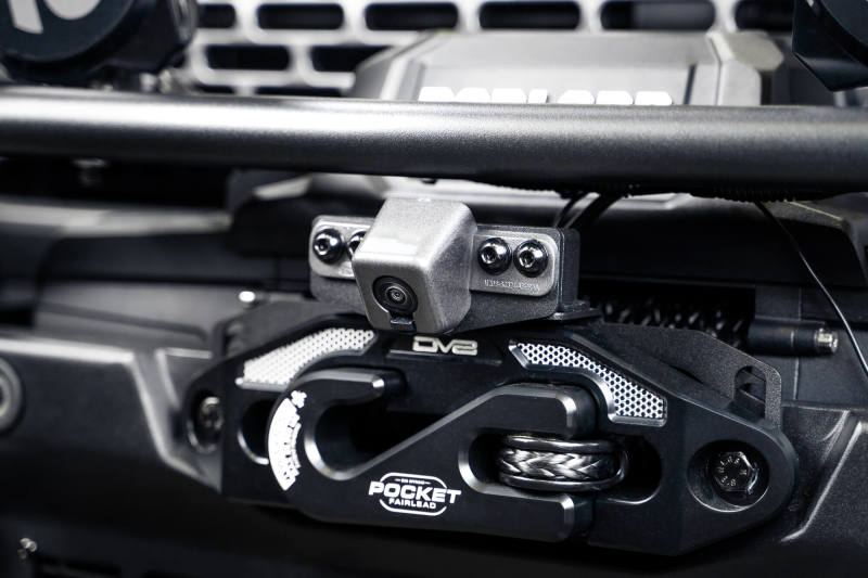 DV8 Offroad 21-23 Ford Bronco Front Camera Relocation Bracket - Black Ops Auto Works