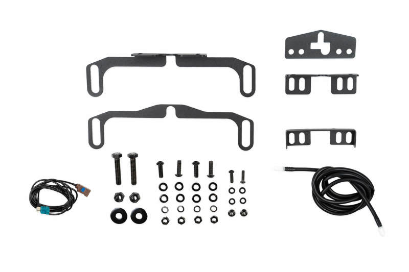 DV8 Offroad 21-23 Ford Bronco Front Camera Relocation Bracket - Black Ops Auto Works