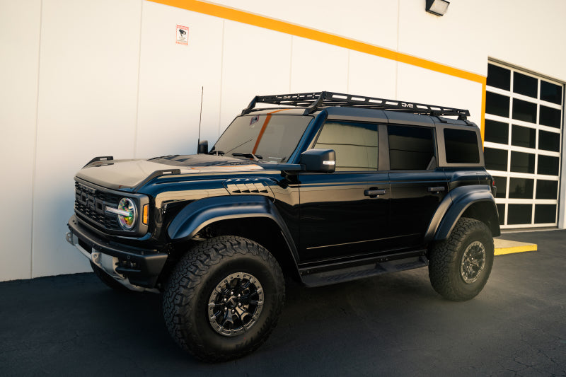DV8 Offroad 21-23 Ford Bronco Hard Top Roof Rack - Black Ops Auto Works