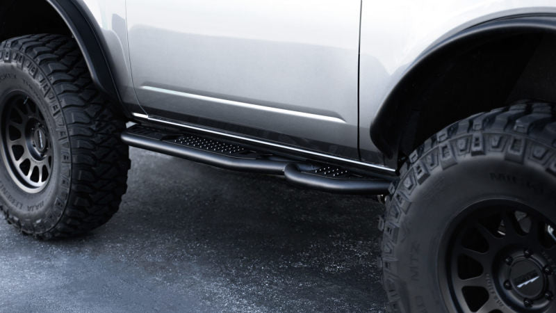 DV8 Offroad 21-23 Ford Bronco OE Plus 2-Door Side Steps - Black Ops Auto Works