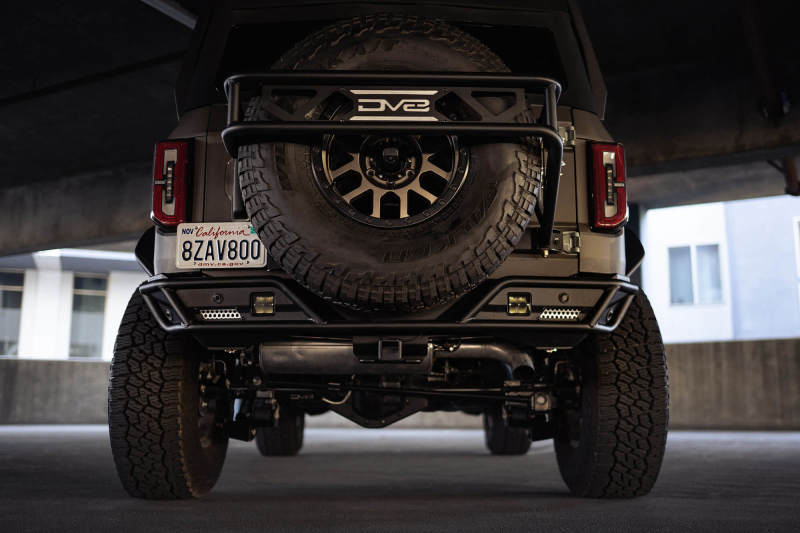 DV8 Offroad 21-23 Ford Bronco Rear License Plate Relocation Bracket - Black Ops Auto Works