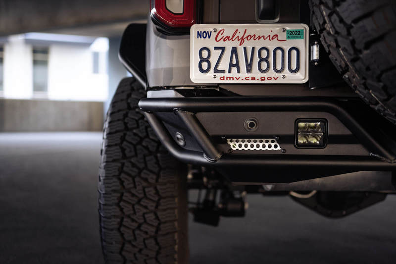 DV8 Offroad 21-23 Ford Bronco Rear License Plate Relocation Bracket - Black Ops Auto Works