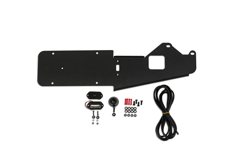DV8 Offroad 21-23 Ford Bronco Rear License Plate Relocation Bracket - Black Ops Auto Works