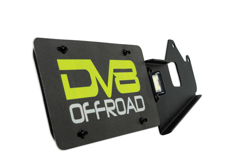 DV8 Offroad 21-23 Ford Bronco Rear License Plate Relocation Bracket - Black Ops Auto Works