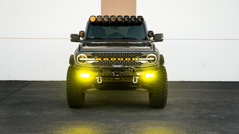 DV8 Offroad 21-23 Ford Bronco Spec Series Front Bumper - Black Ops Auto Works