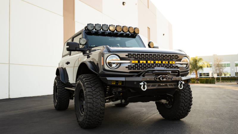 DV8 Offroad 21-23 Ford Bronco Spec Series Front Bumper - Black Ops Auto Works