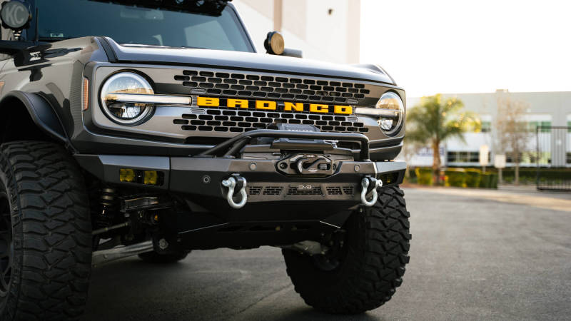 DV8 Offroad 21-23 Ford Bronco Spec Series Front Bumper - Black Ops Auto Works