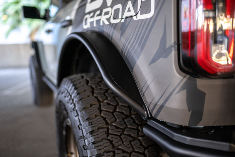 DV8 Offroad 21-23 Ford Bronco Tube Fender Flares - Black Ops Auto Works