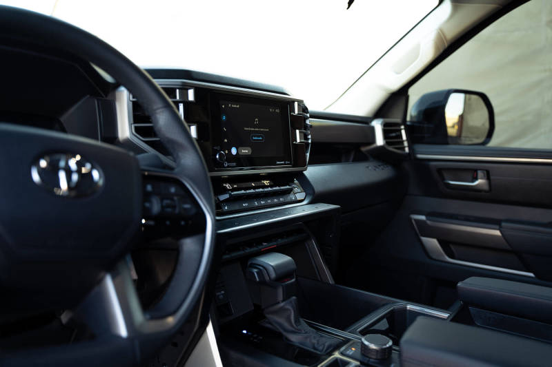 DV8 Offroad 22-23 Toyota Tundra Center Console Molle Panels/Device Mount - Black Ops Auto Works