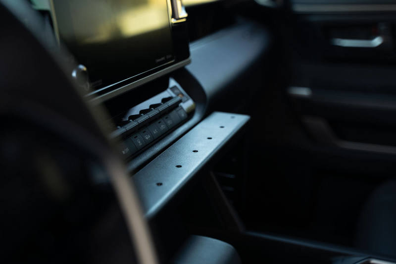 DV8 Offroad 22-23 Toyota Tundra Center Console Molle Panels/Device Mount - Black Ops Auto Works