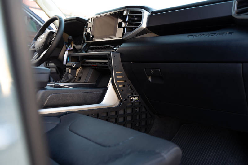 DV8 Offroad 22-23 Toyota Tundra Center Console Molle Panels/Device Mount - Black Ops Auto Works